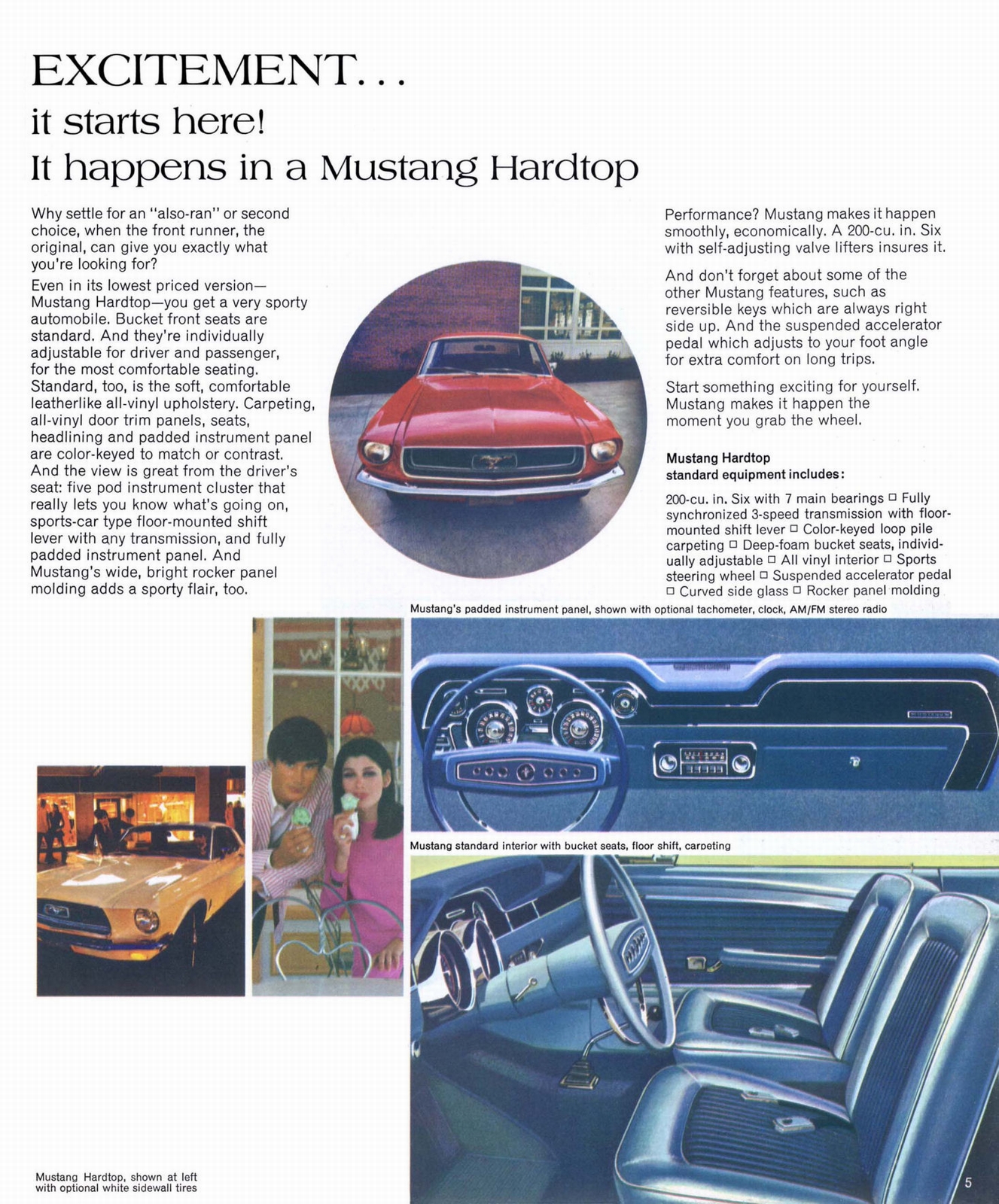 1968 Ford Mustang Brochure (Rev)